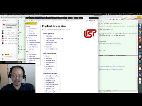 xah talk show 2019-06-14 emacs lisp, xah-copy-line-or-region, can Atom/VSCode replace emacs?