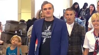 Cat-Advocate Morrissey Shows His Love For Iggy And The Stooges At LAX