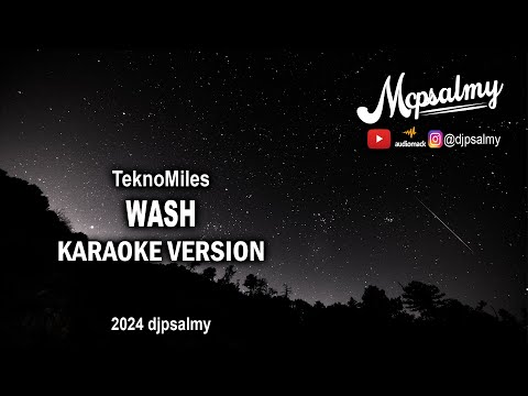 TeknoMiles - Wash _ Karaoke Lyrics _ McPsalmy
