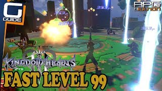 KINGDOM HEARTS 3 - Fast & Easy Leveling for End Game