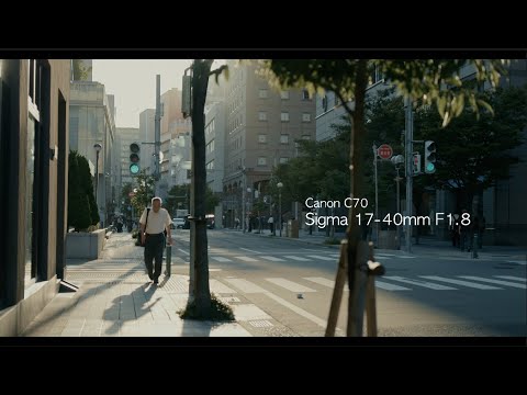 Sigma RF17-40mm f1.8 + Canon C70 Field test with AF.