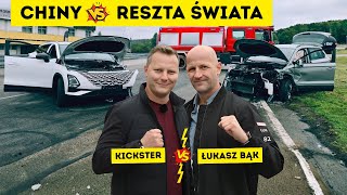 CRASHTEST Omoda vs Skoda? Relacja od kuchni z MOTO KOMBAT | Kickster vs Łukasz Bąk