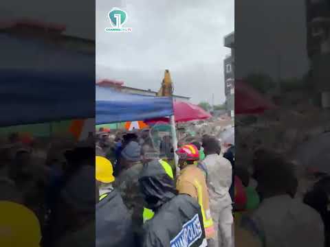 Vice President Naana Opoku-Agyemang Visits Collapsed Building Site at Avenor