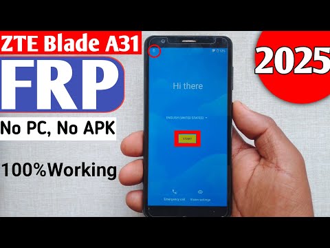 ZTE Blade A31 Frp bypass without PC android 11 #2025