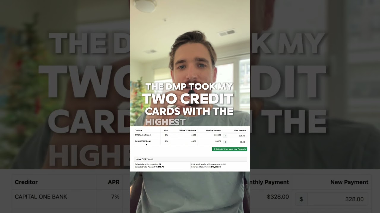 Day 20. I signed up for a Debt Management Program (DMP). Follow along to see what happens!