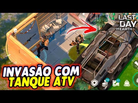 INVASÃO COM TANQUE ATV - Last Day On Earth