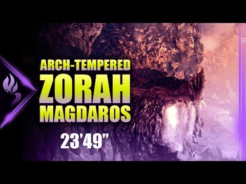 How to Beat Arch Tempered Zorah Magdaros {23'49"} | Monster Hunter World