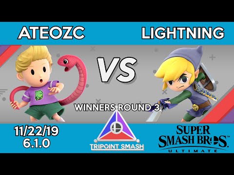 Tripoint Smash 87 - Winners Round 3 - Ateozc(Lucas) Vs. Lightning(Toon Link)
