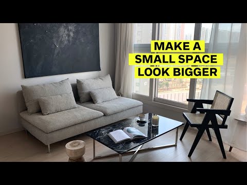 How To Make a Small Space Look BIGGER ???? studio apartments, small homes & tiny house