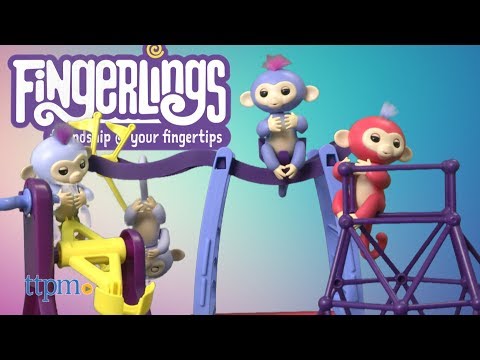 fingerlings jungle gym playset