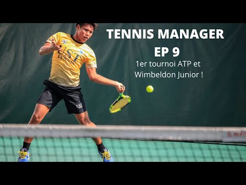 Tennis manager EP 9 1er tournoi ATP et Wimbeldon Junior !