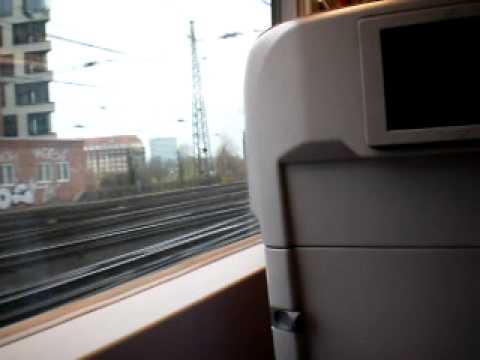 ICE 587 Ausfahrt Hamburg Hbf