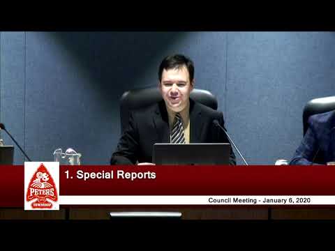 Peters Township Council - Regular Meeting - January 6, 2020