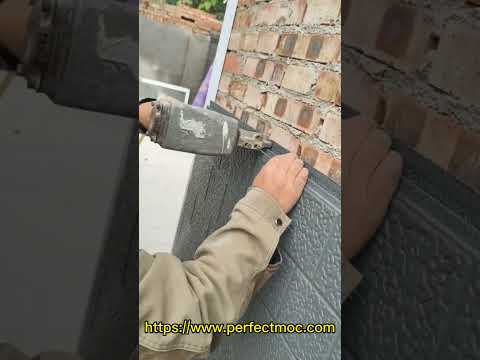 exterior siding  panels #metalsiding #exteriorpanel #16mmmetalsiding #drywall #diy