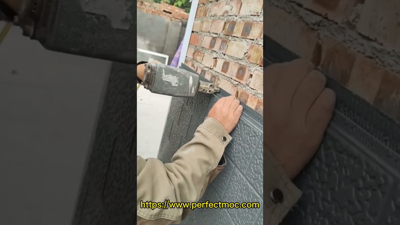 exterior siding  panels #metalsiding #exteriorpanel #16mmmetalsiding #drywall #diy