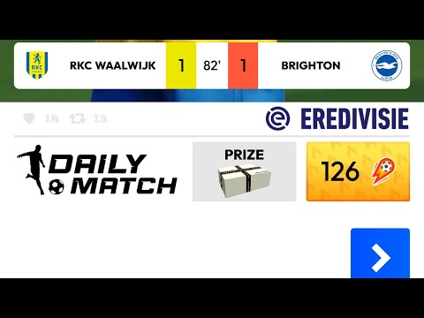 Score★Hero | Daily Match | Waalwijk Vs. Brighton