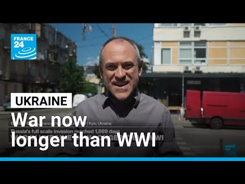 War in Ukraine now longer than WWI: Russia's full scale invasion reached 1,569 days