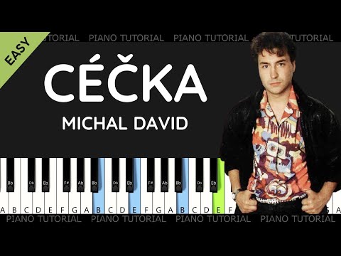 Michal David - Céčka, sbírá céčka (piano tutorial | klavír | akordy | noty | české písničky)