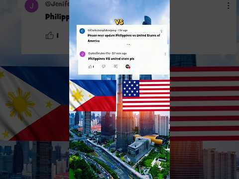 Philippines vs usa #comparison #shorts #geography #world#country