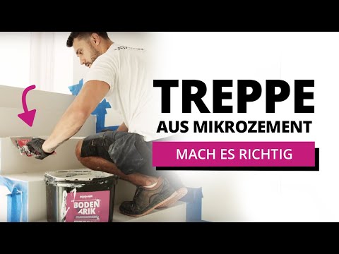 Treppe aus Mikrozement Selber Machen | Bodentrik