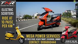 TNR Electric Scooter ZOOBA || Mega Power #jammu