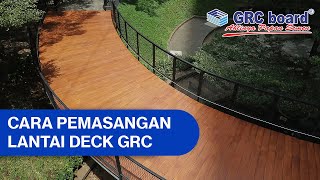 decking GRC MAHONI deck ( Panel Lantai - SEJENIS Conwood )
