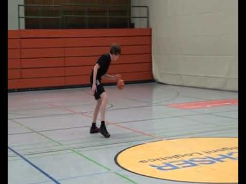 Doppelstunde Handball - 2 Prellen mit Zusatzaufgaben - Variante 2