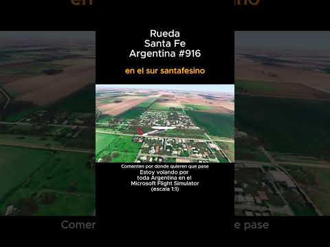 Rueda, Santa Fe desde el Microsoft Flight Simulator #rueda #santafe #msfs #joaha45 #argentina