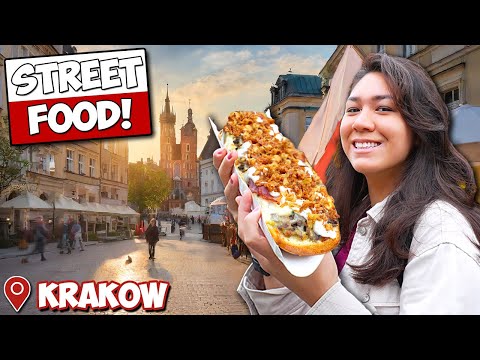 Polish STREET FOOD TOUR! (First Time in Krakow, Poland)