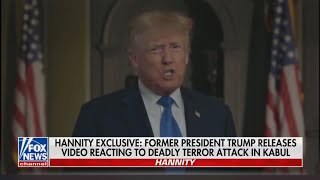 President Trump Addresses The Nation Following Afghan Terrorist Attacks 8-26-21