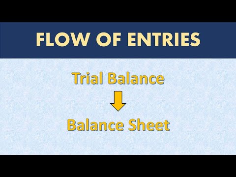 How to create Balance Sheet from Trial Balance Accounting Course Part 17