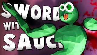 LET'S MAKE THE NINJAS GREEN! - Insane Survival Mode Attempt - Sword With Sauce Alpha Gameplay