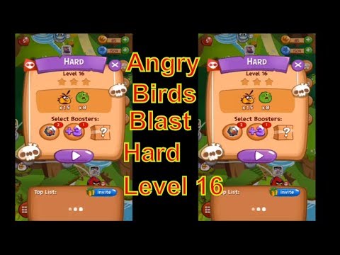 Angry Birds Blast Hard Level 16