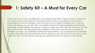 Tips for new driving