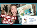 BUILDING A GINGERBREAD HOUSE Fundraiser Live Stream