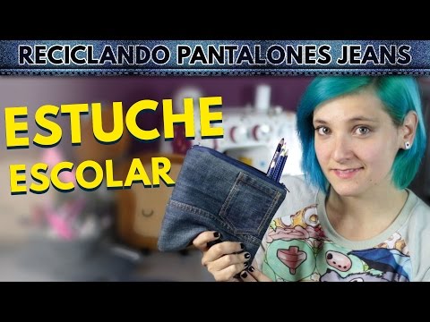 Manualidades con reciclaje: Estuche escolar (regreso a clases)