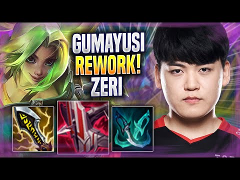 GUMAYUSI TRIES NEW ZERI REWORK! - T1 Gumayusi Plays Zeri ADC vs Varus! | Season 2022