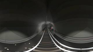 Stylised Subway Tunnel in 360 8K Stereo Final