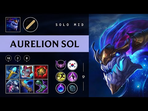 Aurelion Sol Mid vs Hwei - KR Master Patch 25.23