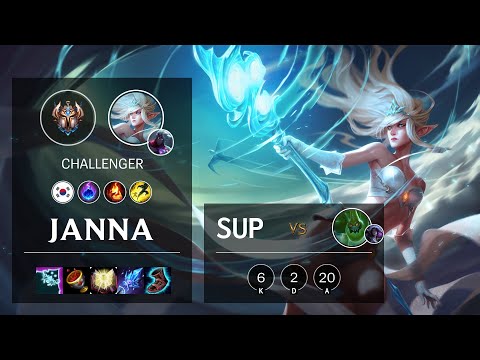 Janna Support vs Zac - KR Challenger Patch 10.13