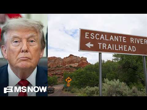 Why is Trump reducing the size of two national monuments in Utah?