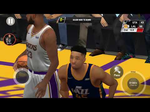 NBA2K20 Mobile My Career #14 LA Lakers Utah jazz 2