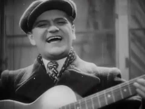 Eugeniusz Bodo w filmie  Pieśniarz Warszawy 1934