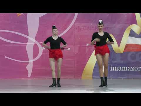 *NCK Sokół Nisko* - 2nd baton duo - MP Kędzierzyn Koźle 2025 - Majorettes