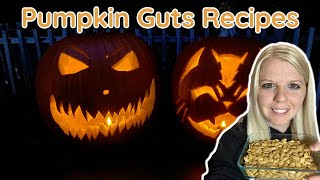 Pumpkin Guts! Roasting Pumpkin Seeds and Baking Pumpkin Muffins