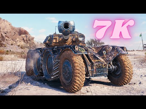 Panhard EBR 105  7K Damage 6 Kills  World of Tanks Replays