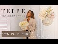 VENUS Et FLEUR Unboxing Review Terre Travertine Vase Eternity Flowers Venusetfleur