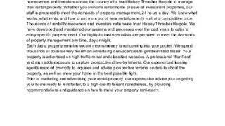 Rental Services from Halsey Thrasher Harpole - Commercial real estate