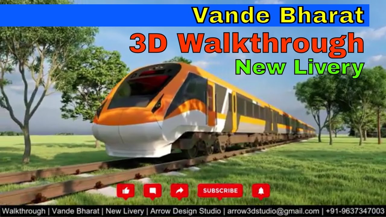 Vande Bharat Express 3D Model