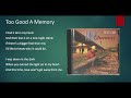 Mark Chesnutt - Too Good A Memory